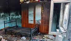 Salyanda dörd otaqlı ev yanıb