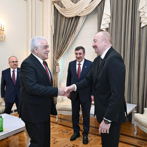 Prezident İlham Əliyev Türkiyənin Vitse-prezidentinin başçılıq etdiyi nümayəndə heyətini qəbul edib