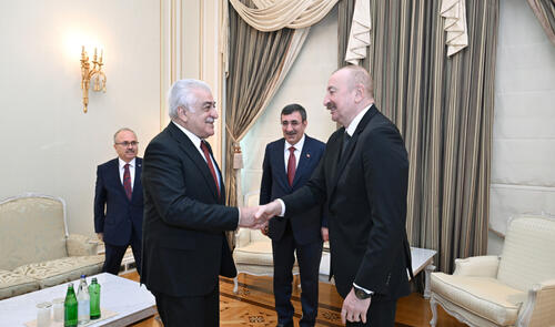 Prezident İlham Əliyev Türkiyənin Vitse-prezidentinin başçılıq etdiyi nümayəndə heyətini qəbul edib