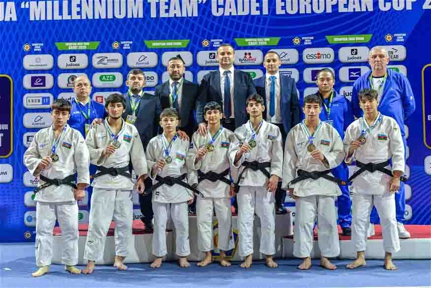 Gəncədə keçirilən Yeniyetmələr arasında cüdo üzrə Avropa Kuboku başa çatıb