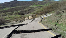 Quba-Qonaqkənd yolunda torpaq sürüşməsi - 25 yaşayış məntəqəsi ilə nəqliyyat əlaqəsi kəsilib