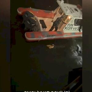 Bulvarda dənizdə batmaq təhlükəsi ilə üzləşən gənc qız xilas olundu-Video