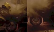 Bakıda “Hyundai” alışıb yandı - VİDEO