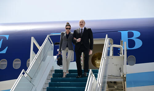 Azərbaycan Prezidenti İlham Əliyev Türkiyəyə işgüzar səfərə gəlib