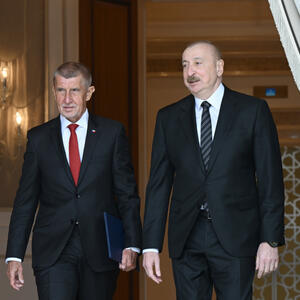 Azərbaycan Prezidenti İlham Əliyev və Çexiyanın Baş naziri Andrey Babiş mətbuata bəyanatlarla çıxış ediblər