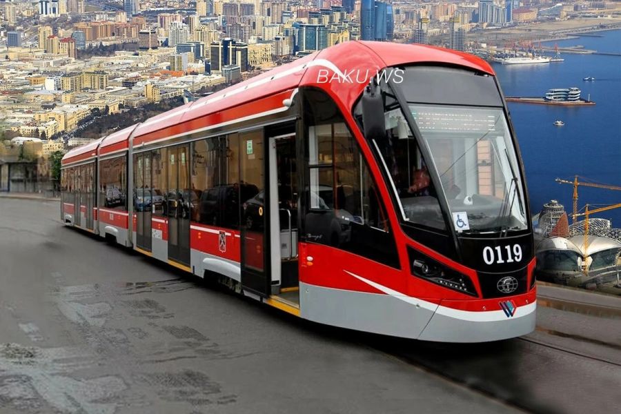 Bakıda tramvay xidməti beş istiqamətdə istifadəyə veriləcək