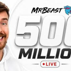 Bloqer MrBeast YouTube-da 500 milyon abunəçi həddini keçən ilk şəxs oldu