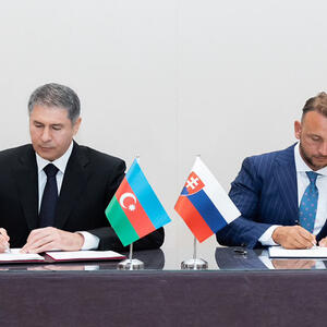 Daxili işlər naziri Vilayət Eyvazov Şuşada slovakiyalı həmkarı ilə görüşüb