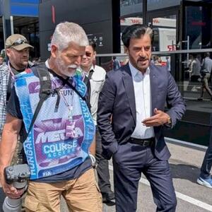 Çexiya prezidenti Formula-1 trasında fotoqraf oldu