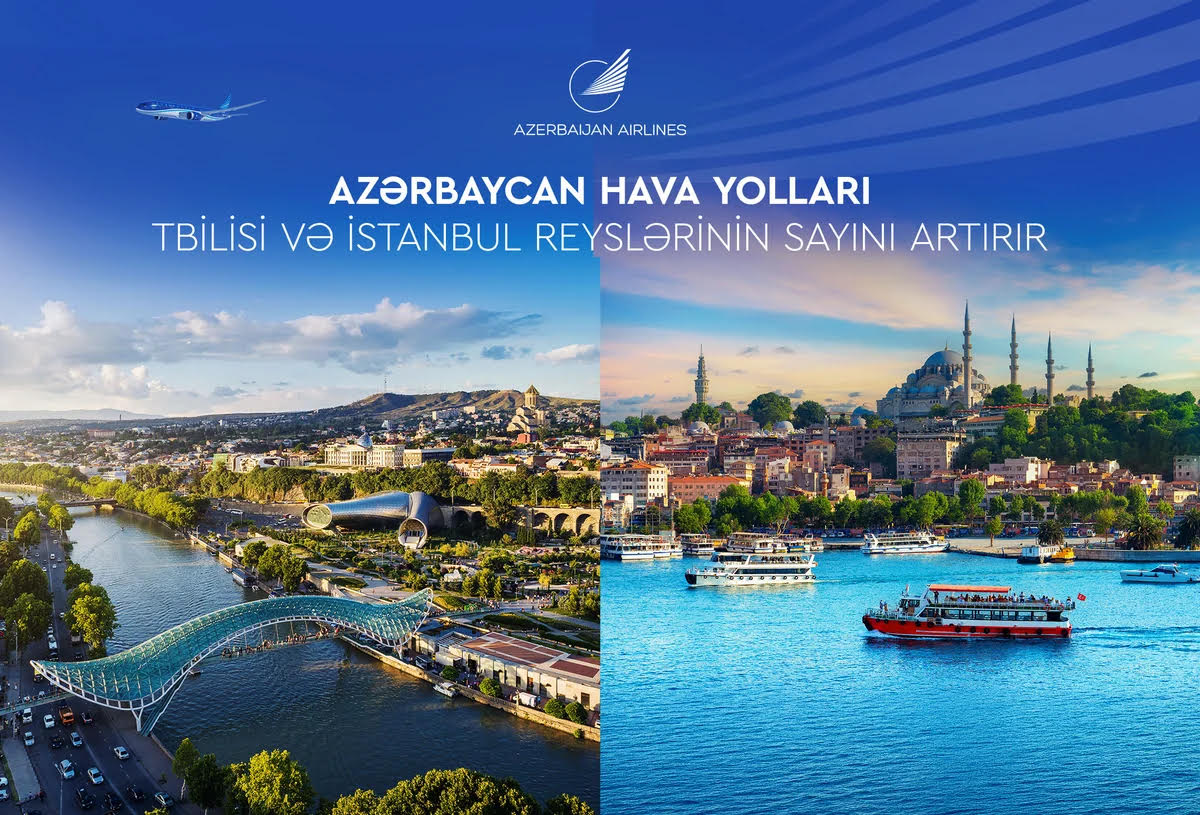 AZAL Tbilisi və İstanbula uçuşları artırır