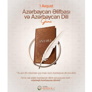 Prezident İlham Əliyevin sosial media hesablarında Azərbaycan Əlifbası və Azərbaycan Dili Günü ilə bağlı paylaşım edilib