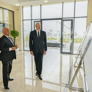 Prezident İlham Əliyev “Yeni Səngəçal” yarımstansiyasının açılışında iştirak edib
