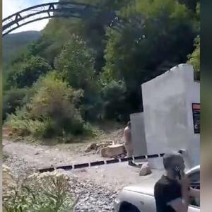 Məşhur şəlaləyə gedən yola şlaqbaum qoyuldu: Səbəb bu imiş... - VİDEO