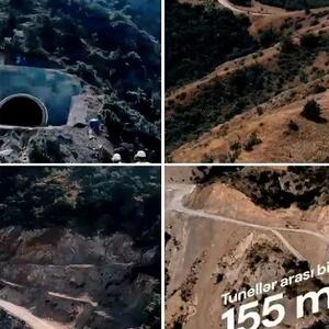 Kəlbəcər-Laçın yolu belə inşa edilir - Video