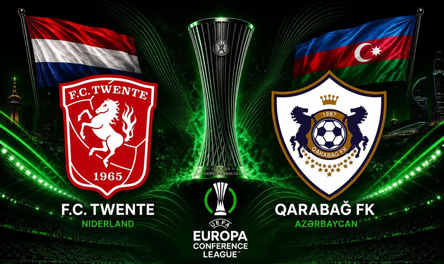 UEFA Konfrans Liqası: "Qarabağ" Niderlandın "Tvente" klubuna qarşı