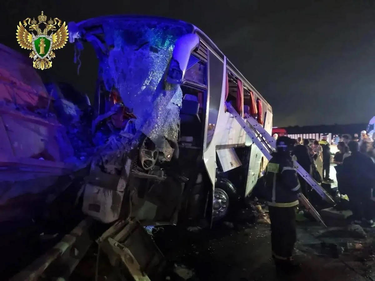 Gürcüstandan Moskvaya gedən avtobus qəzaya düşdü: 50 azərbaycanlı...