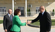Prezident İlham Əliyev “Qobustan” Günəş Elektrik Stansiyasının açılışında iştirak edib