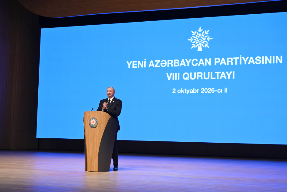 Yeni Azərbaycan Partiyasının VIII Qurultayı keçirilib