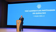 Yeni Azərbaycan Partiyasının VIII Qurultayı keçirilib