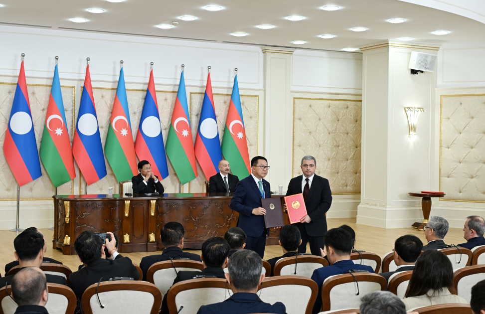 Azərbaycan ilə Laos arasında Birgə Bəyanat qəbul olunub və sənədlər mübadilə edilib