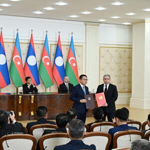 Azərbaycan ilə Laos arasında Birgə Bəyanat qəbul olunub və sənədlər mübadilə edilib