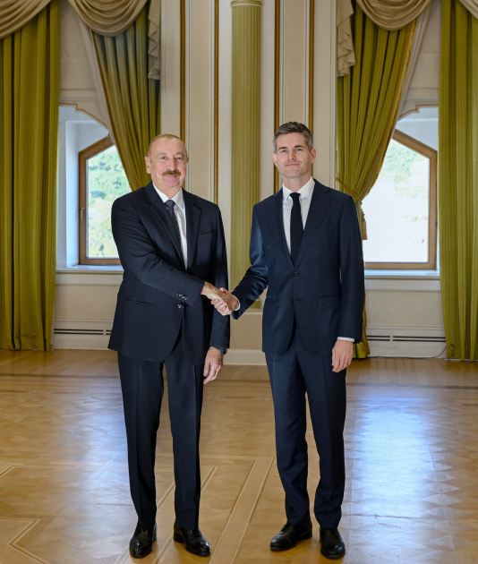 Azərbaycan Prezidenti İlham Əliyev Niderlandın xarici işlər nazirini qəbul edib