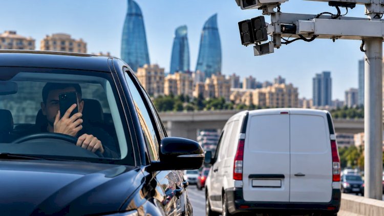 DİQQƏT! Sükan arxasında telefondan istifadə edənlər kamera vasitəsilə CƏRİMƏLƏNƏCƏKLƏR