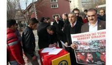 İğdırda Kəlbəcərli girovlarla bağlı etiraz aksiyası keçirilib - Foto