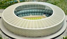 Olimpiya stadionunda nəhəng tent quraşdırılıb