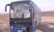 Futbol klubunun avtobusu qəzaya uğradı