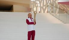87 yaşlı məşəldar -Ömər Eldarov - FOTO