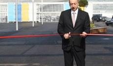 İlham Əliyev Hərbi Dəniz Qüvvələri bazasının açılışında iştirak edib