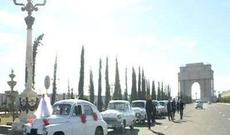 Gəncədə fərqli toy karvanı - FOTO