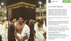 Məşhur futbolçu Hakan Çalhanoğlu Məkkəni ziyarət edib - FOTO