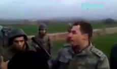 Erməni əsgərlər döyüş mövqeyindən qaçırlar - Video