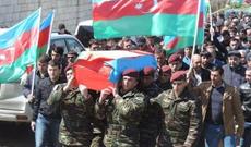 Daha bir şəhidimiz dəfn edildi - XAÇMAZDA - FOTOLAR