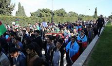 Bakıda izdihamlı QARABAĞ yürüşü - Fotolar+Video