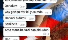 Şəhid əsgərimizin sevgilisi ilə son whatsapp danışığı - FOTOLAR