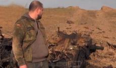 Füzulidə məhv edilən erməni tankı