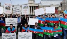 Londonda Ermənistan əleyhinə etiraz aksiyası keçirilib - FOTO