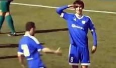 Latviya klubunda oynayan futbolçumuzdan şəhidlərimizə əsgər salamı - VİDEO