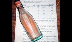 Dənizdən 108 il əvvəl yazılmış məktub tapıldı və Ginnesə düşdü - FOTO