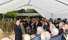 İlham Əliyev və xanımı cəbhə xəttində - VİDEO, FOTOLAR (Yenilənib)