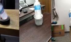 Atdığı suqabı yerdə düz dayanır - VİDEO