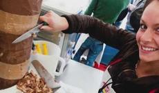 Dönər kimi hazırlanan şirniyyat - FOTO