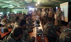 Zakir Həsənov heyəti ilə bərabər cəbhə bölgəsində olub - FOTO