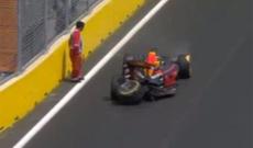"Formula-1”də ilk qəza: Video