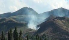 Ermənilər Tovuzda yanğın törədiblər - FOTO