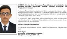 Masallılı məzun Prezident təqaüdünə layiq görülmüşdür