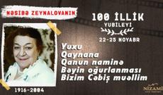 Nizami Kino Mərkəzində Nəsibə Zeynalova anılacaq